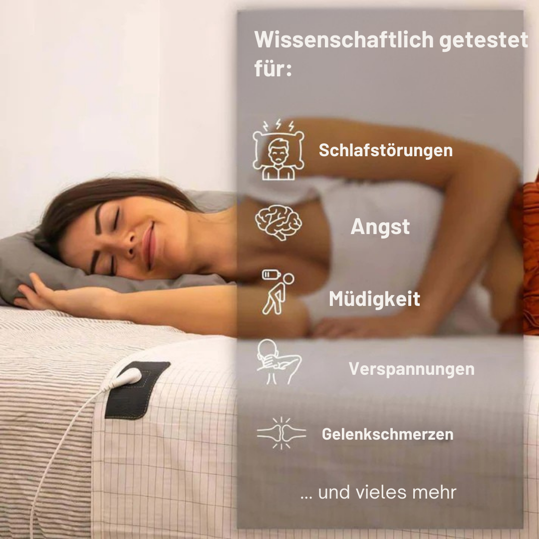 Erdungsbettlaken mit Silberfaser – Grounding Bed Sheet zur natürlichen Entspannung & Förderung des bioelektrischen Gleichgewichts