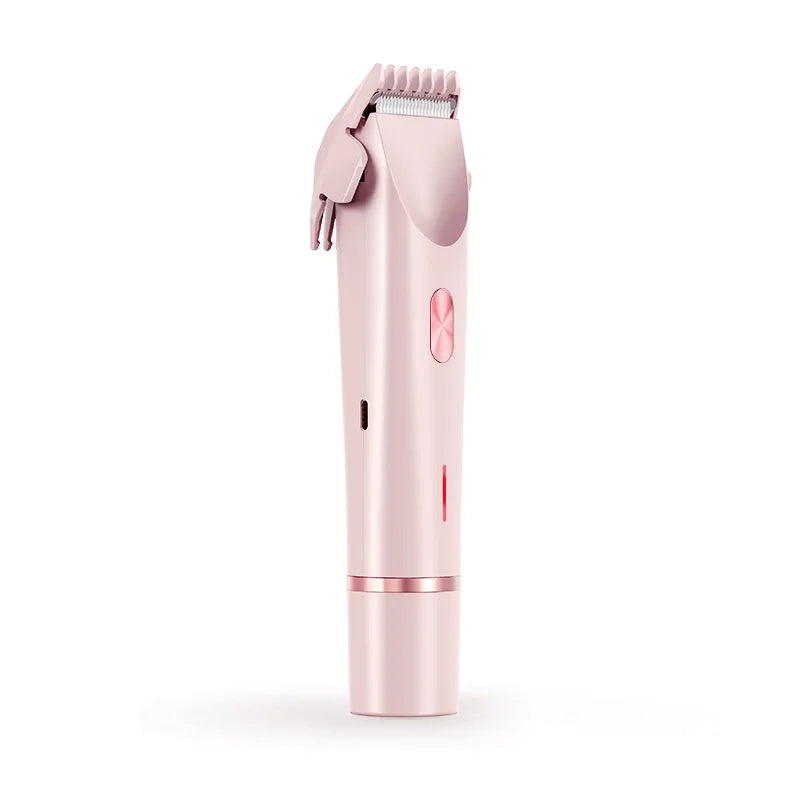 Shiny 2 in 1 Rasierer und Trimmer / Epilierer – Schmerzloser Elektrorasierer für Damen mit Gesichtsepilierer & Trimmer für Bikinizone & Beine