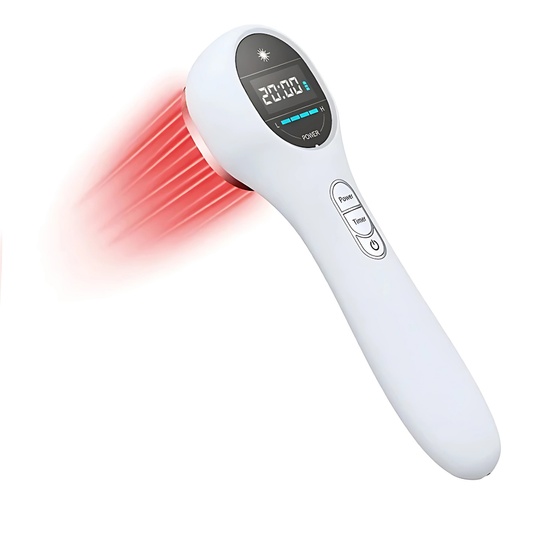 Laser Therapiegerät für Zuhause – 650nm + 808nm Kaltlichttherapie bei Muskelschmerzen, Rheuma & Sehnenentzündung