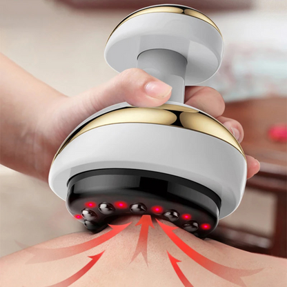 Elektrisches Guasha Vakuumgerät – Schröpfmassage mit Heizfunktion zur Fettverbrennung & Reduktion von Cellulite & Muskelschmerzen