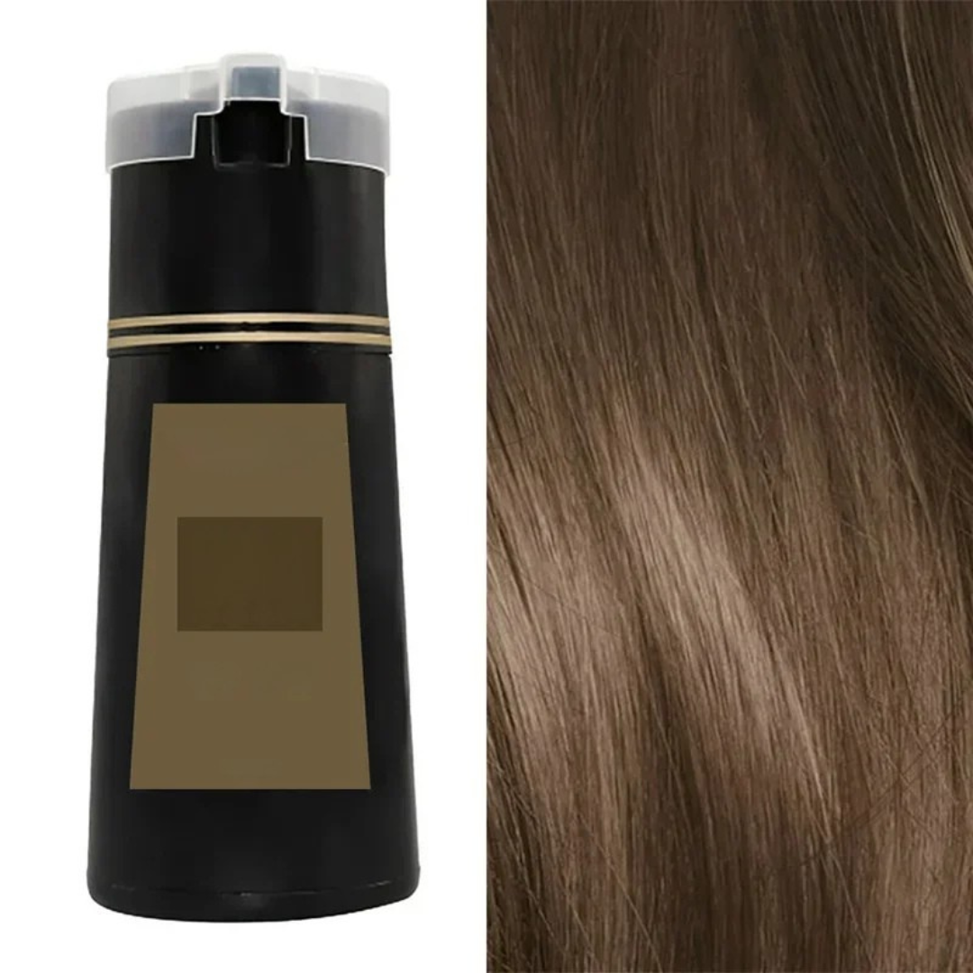 Haarfärbe-Shampoo für Sie & Ihn –  Instant Color Shampoo mit Pflegeformel gegen graue Haare & für gesunde Kopfhaut