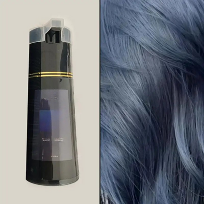 Haarfärbe-Shampoo für Sie & Ihn –  Instant Color Shampoo mit Pflegeformel gegen graue Haare & für gesunde Kopfhaut